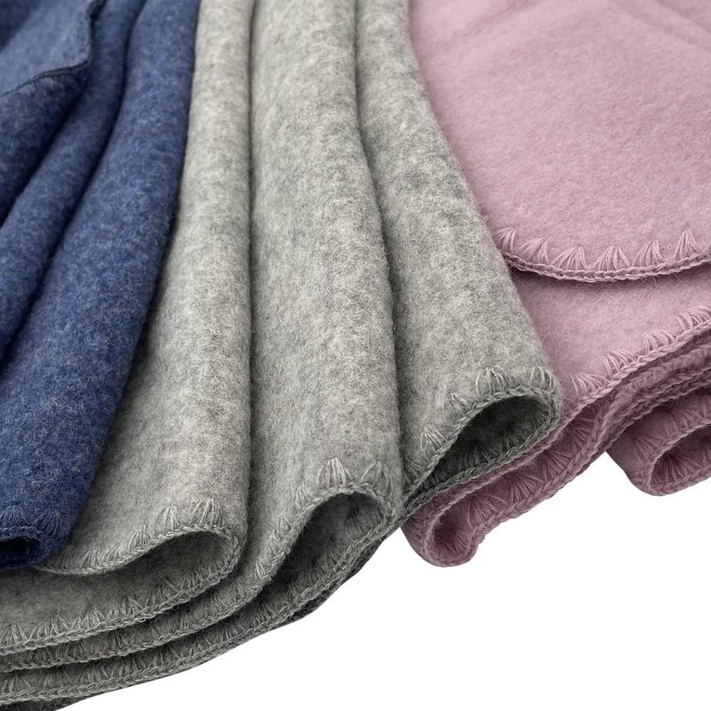 Ecoable Kids Thermal Throw: Organic Merino Wool Baby Receiving Blanket, 31x40 inches (Natural) - Image 3